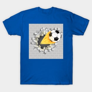 Soccer Ball - Break The Wall T-Shirt